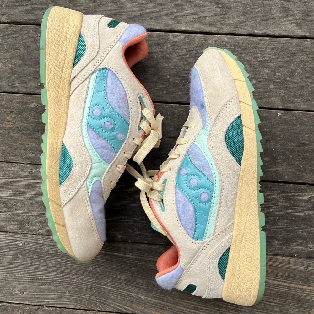 Saucony Shadow 6000 Felt Grey/Multi - women’s 9.5